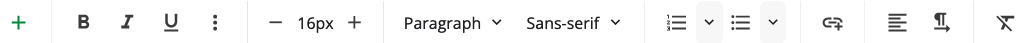 The Notesnook editor toolbar, with its formatting tools grouped along the top of a note